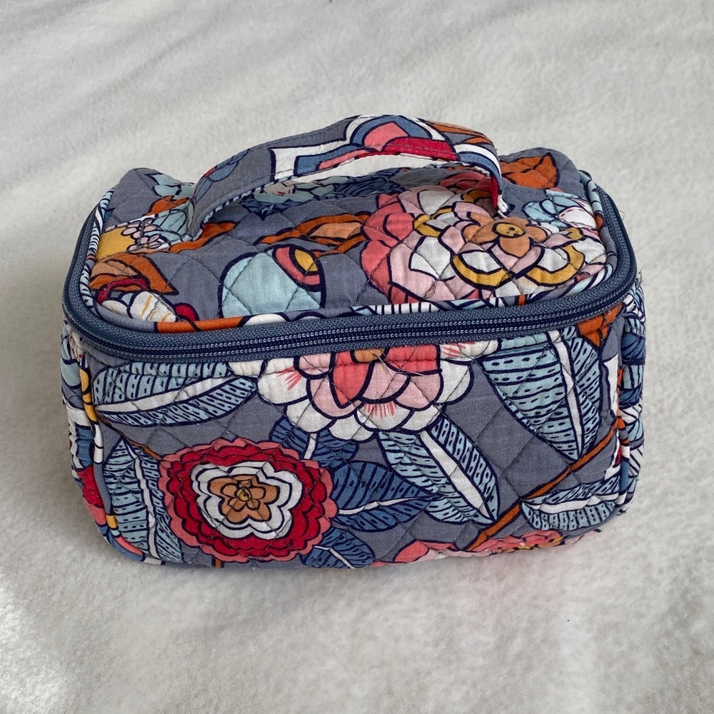 Vera Bradley Tropical Evening Travel Toiletries Cosmetic Bathroom Bag
